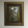 Сребърна картина Целувката