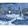 Картина по номера  -ВРАБЧОВА ЗИМА