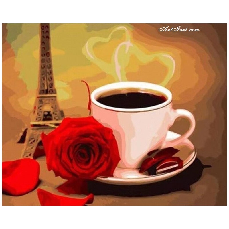 Картина по номера -Кафе с парижки аромат