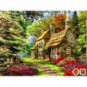 Картина по номера -ЦВЕТНИТЕ ЛЕХИ ПРЕД КАМЕННАТА КЪЩА