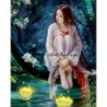 Картина за рисуване по номера - Самотна и замислена