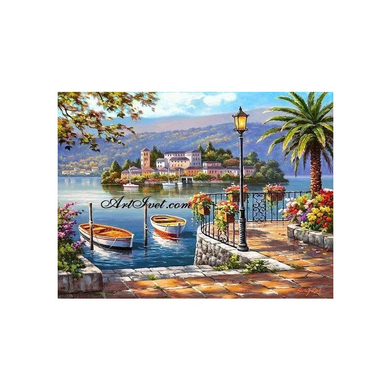 Картина по номера - На брега в Дубровник