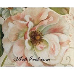 Картина по номера - Прекрасна бяла роза