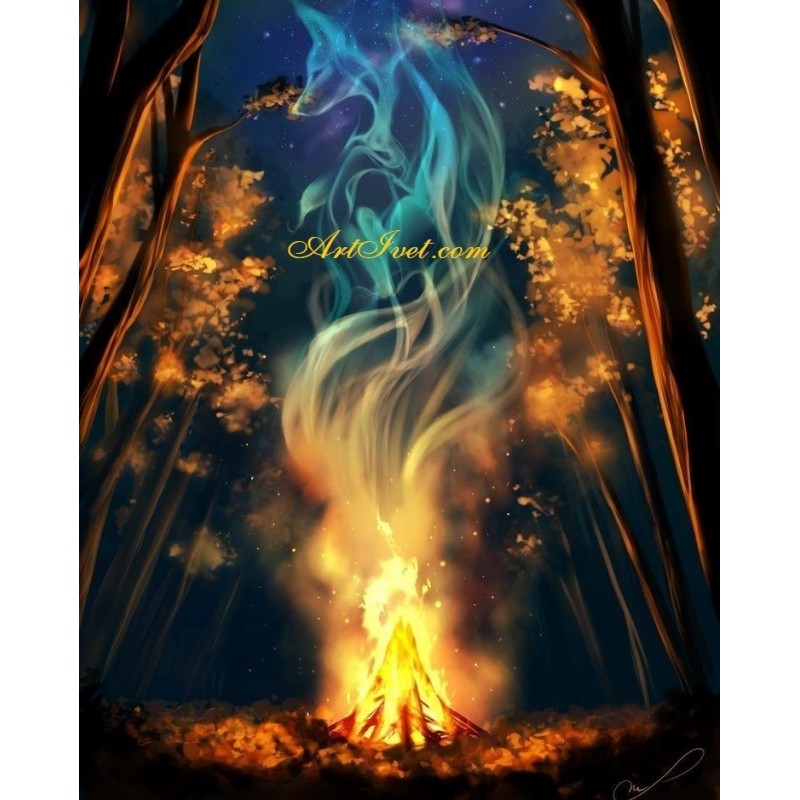 Картина по номера - Самодивски огън