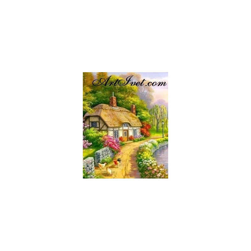 Картина по номера - Къща в края на гората