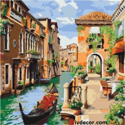 Рисуване по номера - Разходка във Венеция