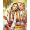 Рисуване по Номера - Приятелки на празник