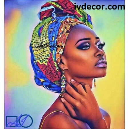 
     Рисуване по Номера - Африканска прелест