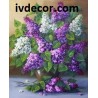 Рисуване по Номера - Китните люляци от градината на село