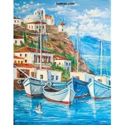 Рисуване по номера - Нейде по гръцките острови