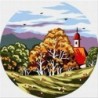 Гоблен със схема ЕСЕНЕН ПЕЙЗАЖ ( кръгла форма)