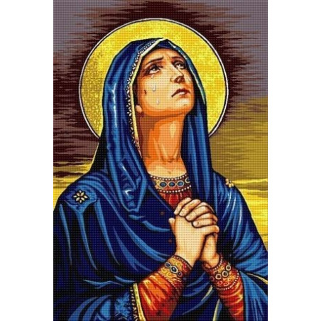 
     Гоблен със схема Дева Мария се моли