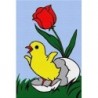 Гоблен със схема ПИЛЕНЦЕ  ДО  ЛАЛЕНЦЕТО