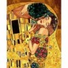 Гоблен със схема ЦЕЛУВКАТА  -1(по  Густав  Климт)