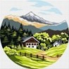 Гоблен Летен пейзаж ( кръгла форма)