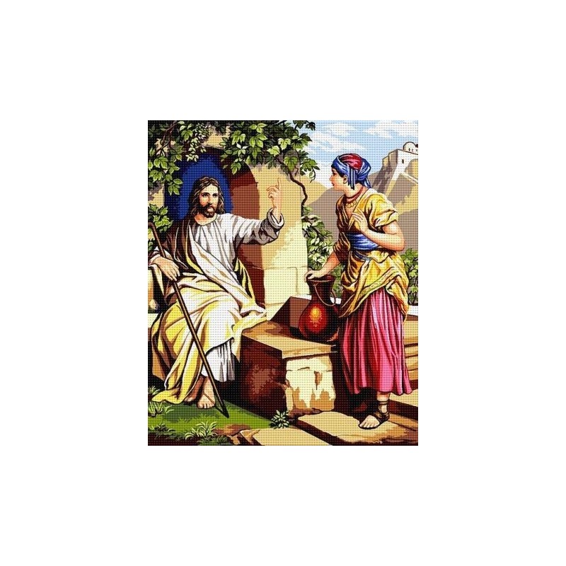 Гоблен Исус и самаритянката