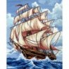 Гоблен  КОРАБ С  ИЗДУТИ  ПЛАТНА