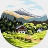Гоблен Летен пейзаж ( кръгла форма)