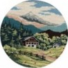 Гоблен Летен пейзаж ( кръгла форма)