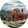 Гоблен Есенен пейзаж ( кръгла форма)