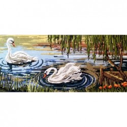 Гоблен Лебеди в  езерото