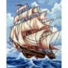 Гоблен  КОРАБ С  ИЗДУТИ  ПЛАТНА