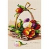 Гоблен  КОШНИЦА  С  ЛАЛЕТА 1