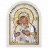 Сребърна Икона Богородица с младенец