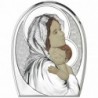 Сребърна Икона Богородица с младенец