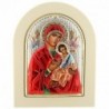 Сребърна Икона Богородица с младенец