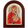 Сребърна Икона Богородица с младенец