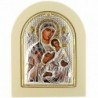 Сребърна Икона Богородица с младенец