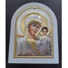 Сребърна Икона Богородица с младенец