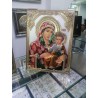 Сребърна Икона Богородица с младенец