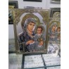 Сребърна Икона Богородица с младенец