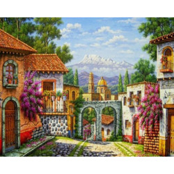 Рисуване по Номера (пълен комплект) - РАЗХОДКА ИЗ СТАРИЯ ГРАД