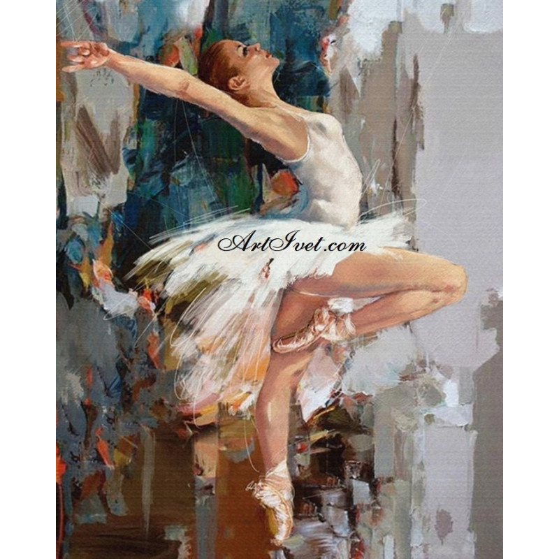 Рисуване по Номера (пълен комплект) -Прима балерина