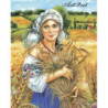Рисуване по Номера (пълен комплект) -Арна мома на житното поле
