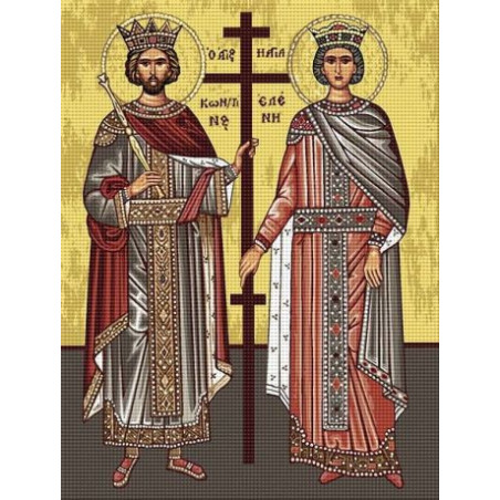 
     Гоблен със схема Св. Константин и Елена