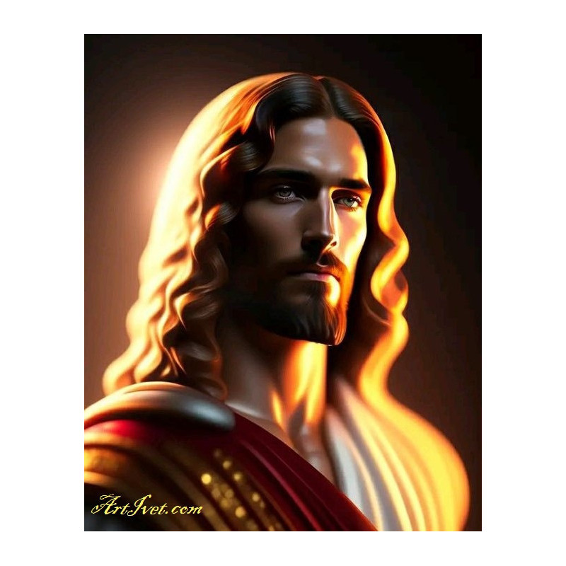Картина по номера - ИСУС - СВЕТЛИНА СВИШЕ