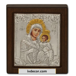 Икона Сребро 925 - Богородица Витлеемска - 9x10 cm