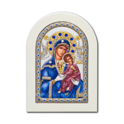 Сребърна икона – Богородица...