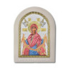 Сребърна икона – Покров на Света Богородица 15x21 cm