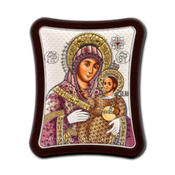 Сребърна икона – Богородица...