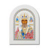 Сребърна икона – Свети йерарх Николай 15x21 cm