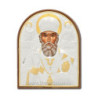 Сребърна икона – Свети Николай 9x11 cm