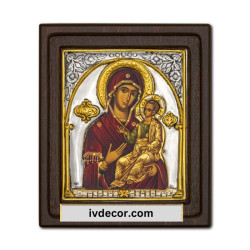 Икона Сребро 925 - Богородица Григоруса  14x16 HD30-503