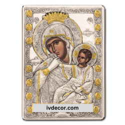 Икона Сребро 925 - Богородица Парамития - Утешителка 8X12 cm