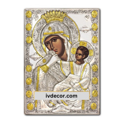 Икона Сребро 925 - Богородица  Парамития - Утешителка 19x27 cm