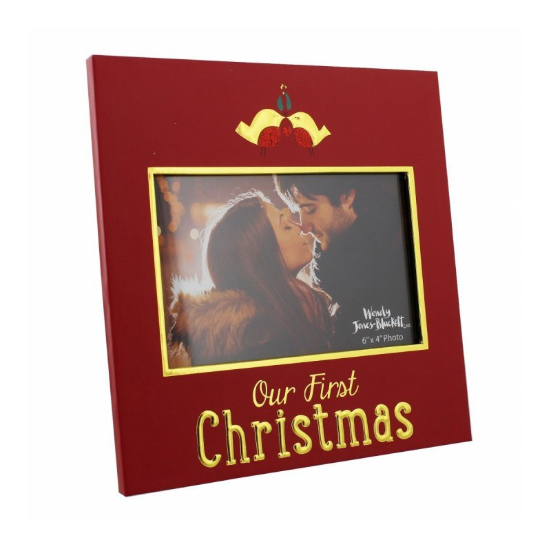 RAMA FOTO "OUR FIRST CHRISTMAS" ( PRIMUL NOSTRU CRACIUN ) - DSXM1472 - Cadouri Superbe